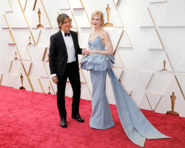 Keith Urban, Nicole Kidman, 27 Mart 2022 'de Dolby Tiyatrosu 94. Akademi Ödülleri' nde.