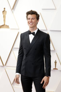 Shawn Mendes, Dolby Tiyatrosu 'nda 27 Mart 2022' de 94. Akademi Ödülleri 'nde. 