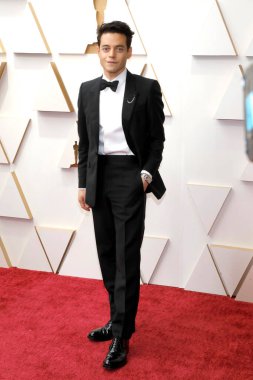 Rami Malek, 27 Mart 2022 'de Dolby Tiyatrosu' ndaki 94. Akademi Ödülleri 'nde.