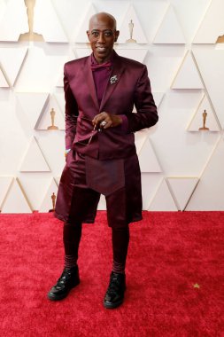 Wesley Snipes 27 Mart 2022 'de Dolby Tiyatrosu' ndaki 94. Akademi Ödülleri 'nde.
