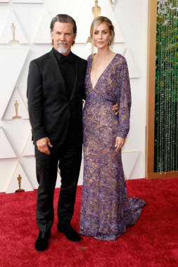 Josh Brolin, Kathryn Boyd Brolin 27 Mart 2022 'de Dolby Tiyatrosu' ndaki 94. Akademi Ödülleri 'nde.