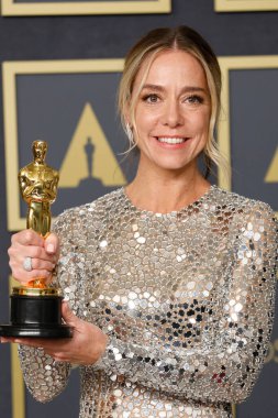 LOS ANGELES - 27 Mart 2022 tarihinde Dolby Tiyatrosu 94. Akademi Ödülleri 'nde Sian Heder