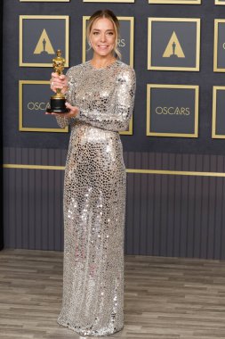 LOS ANGELES - 27 Mart 2022 tarihinde Dolby Tiyatrosu 94. Akademi Ödülleri 'nde Sian Heder