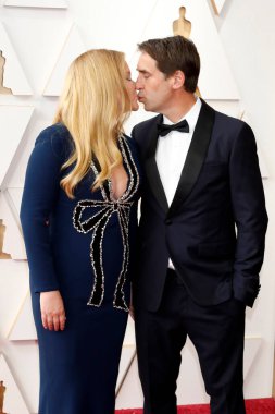 Amy Schumer, Chris Fischer, 27 Mart 2022 'de Dolby Tiyatrosu' ndaki 94. Akademi Ödülleri 'nde.