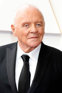 Sör Anthony Hopkins 27 Mart 2022 'de Dolby Tiyatrosu 94. Akademi Ödülleri' nde Los Angeles, CA