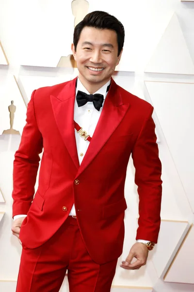 Los Angeles Mar Simu Liu 94Th Academy Awards Dolby Theater — 스톡 사진