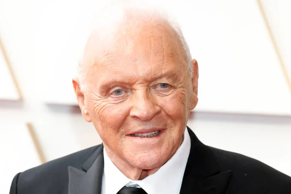 Los Ángeles Marzo Sir Anthony Hopkins Los Premios Academia Dolby — Foto de Stock