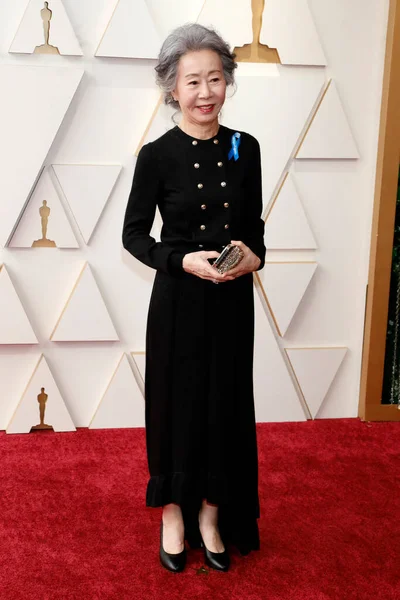 Los Angeles Mar Youn Yuh Jung 94Th Academy Awards Dolby — Stock Photo, Image