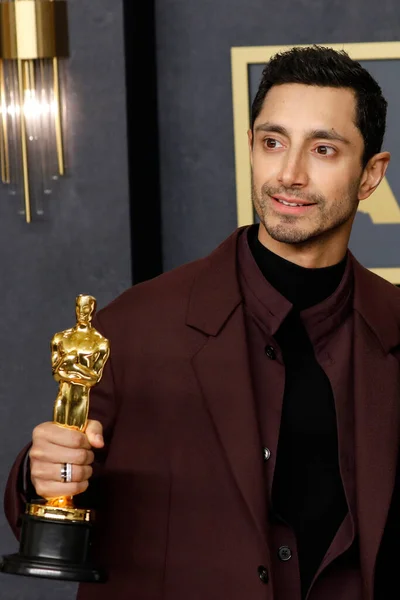 Los Angeles Mar Riz Ahmed Rozdaniu Oscarów Dolby Theater Marca — Zdjęcie stockowe