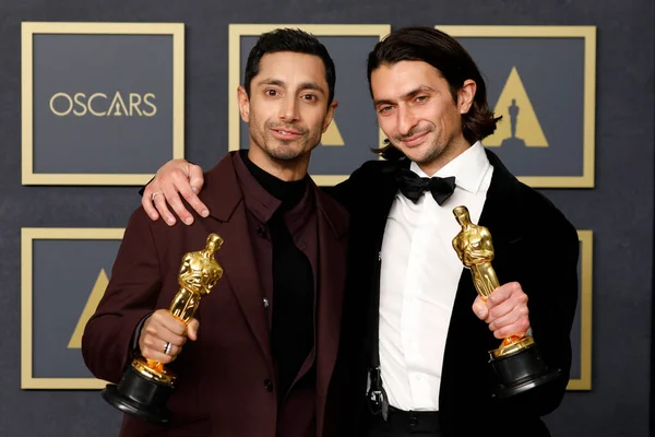 Los Angeles Mar Riz Ahmed Aneil Karia 94Th Academy Awards — Stock fotografie