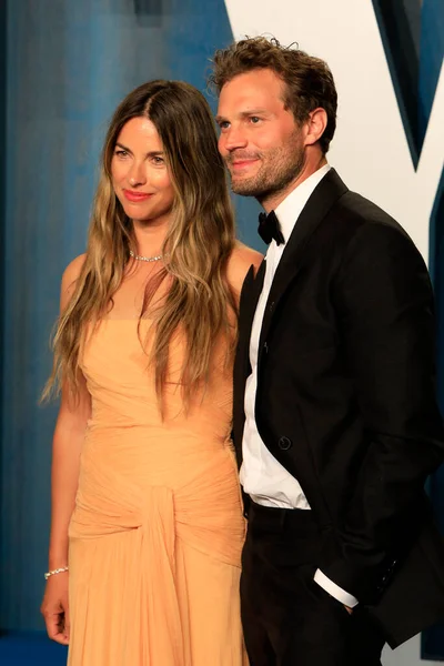 Los Angeles Mar Amelia Warner Jamie Dornan Vanity Fair Oscar — Stock Photo, Image