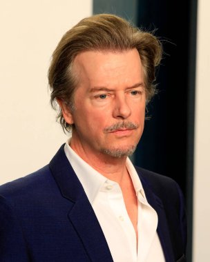 LOS ANGELES - 27 Mart 2022 'de Wallis Annenberg Gösteri Sanatları Merkezi' ndeki Vanity Fair Oscar Partisinde David Spade, Beverly Hills, CA