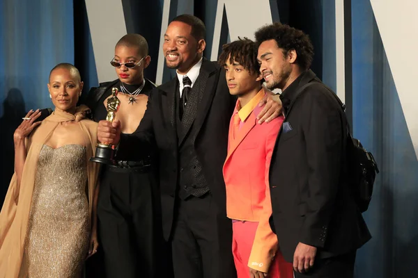 Los Angeles Mar Jada Pinkett Smith Willow Smith Smith Jaden — Stock Fotó