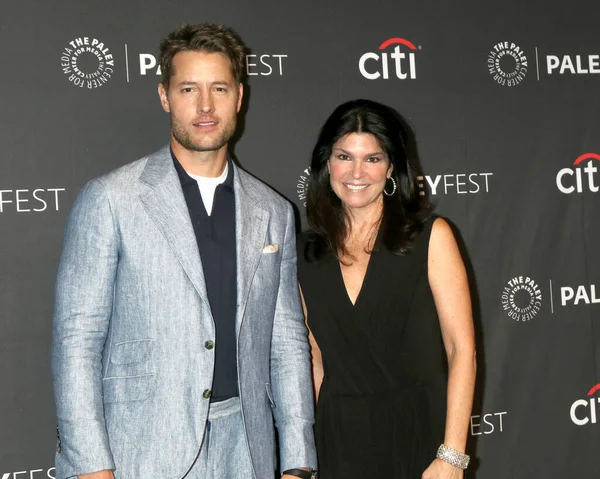 Los Angeles Apr Justin Hartley Maureen Reidy Paleyfest Jsme Divadle — Stock fotografie