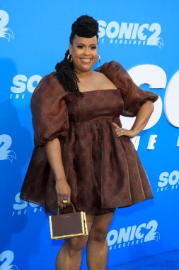Natasha Rothwell, Sonic The Hedgehog 2 LA Premiere Village Theater 'da 5 Nisan 2022' de Westwood, CA