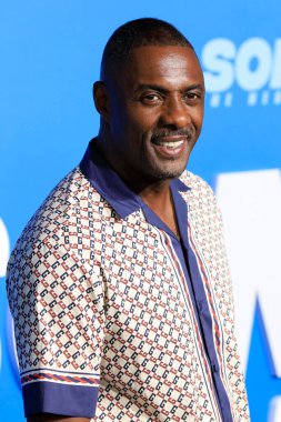 LOS ANGELES - 5 Nisan 2022 'de Westwood, CA' da The Sonic The Hedgehog 2 LA Premiere 'de Idris Elba