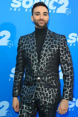 Lee Majdoub, Sonic The Hedgehog 2 LA Premiere 'de 5 Nisan 2022' de Westwood, CA 'da.