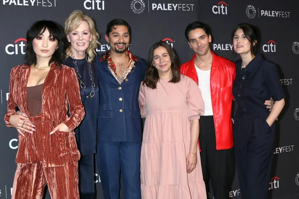 Los Ángeles Abr Poppy Liu Jean Smart Mark Indelicato Lucia — Foto de Stock