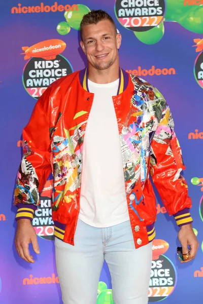 Los Angeles Kwiecień Rob Gronkowski Rozdaniu Nagród Kids Choice Awards — Zdjęcie stockowe