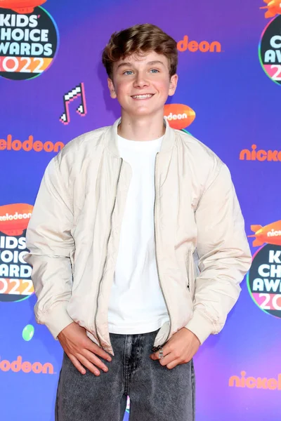 Los Angeles Apr Mitchell Berg Στα 2022 Kids Choice Awards — Φωτογραφία Αρχείου