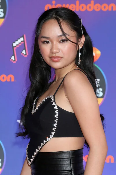 Los Angeles Apr Nayah Damasen Kids Choice Awards 2022 Barker — Stok Foto