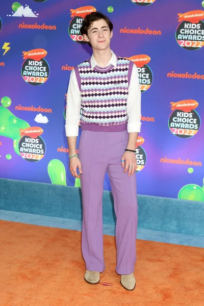 Los Angeles Apr Anton Starkman 2022 Kids Choice Awards Barker — Stock Photo, Image