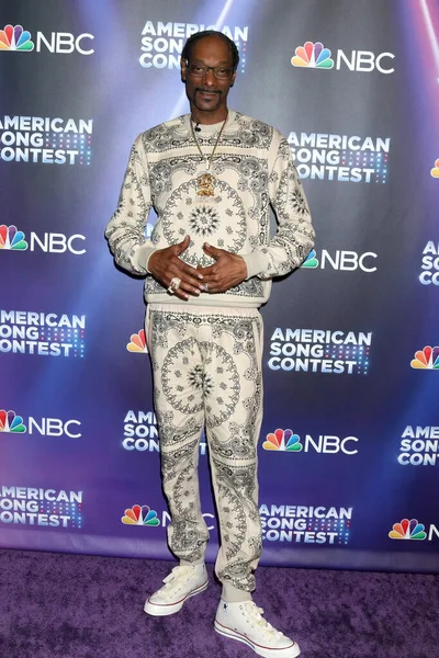 Los Angeles Apr Snoop Dogg American Song Contest Week Red — ストック写真