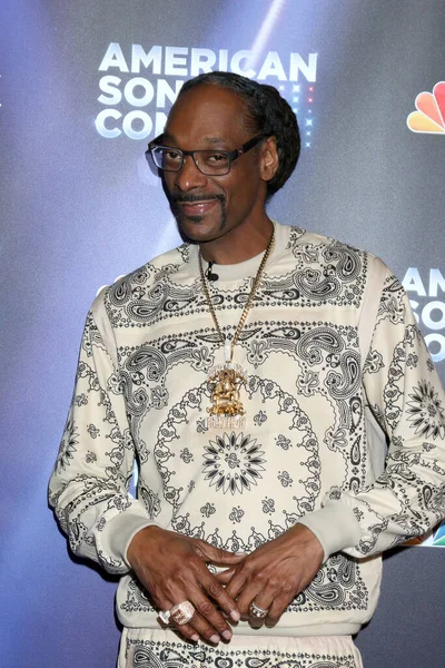 Los Angeles Apr Snoop Dogg American Song Contest Week Red — Stock Photo, Image