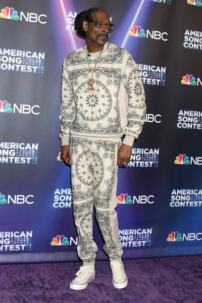 Los Angeles Apr Snoop Dogg American Song Contest Week Red — Fotografia de Stock