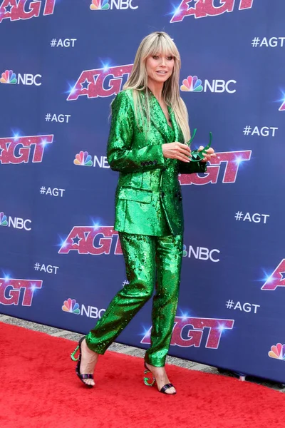 Los Angeles Apr Heidi Klum Americas Got Talent Photo Call — Stock Fotó