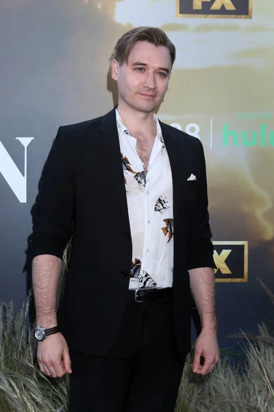 Los Angeles Apr David Numrich Banner Heaven Series Premiere Hollywood — Stock Photo, Image