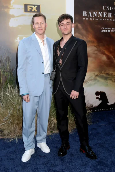 Los Angeles Avril Dustin Lance Black Tom Daley Première Série — Photo