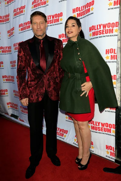 Los Angeles April Sean Kanan Michele Kanan Hollywood Museum Feiert — Stockfoto