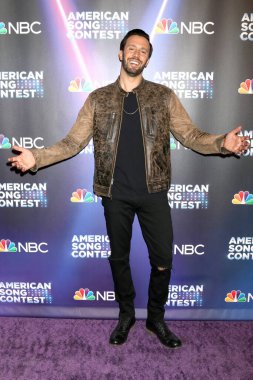 LOS ANGELES - APR 25:  Jared Lee at the Americas Song Contest Semi-finals Red Carpet at Universal Studios on April 25, 2022 in Universal City, CA  clipart