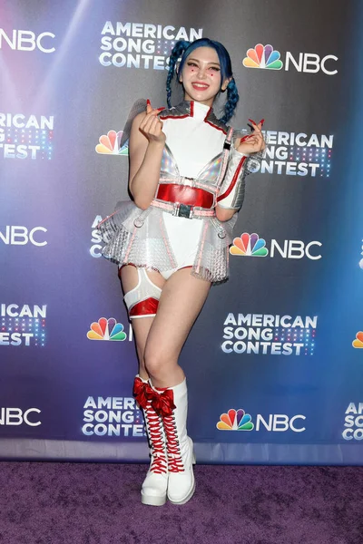 Los Angeles Apr Alexa Americas Song Contest Semi Finals Red — Stock Photo, Image