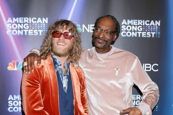 Los Angeles Apr Allen Stone Snoop Dogg Americas Song Contest — Stock Photo, Image