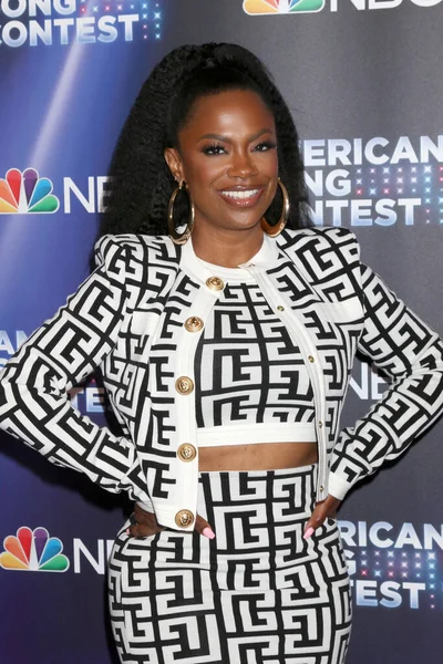 Los Angeles Aprile Kandi Burruss Americas Song Contest Semifinale Red — Foto Stock
