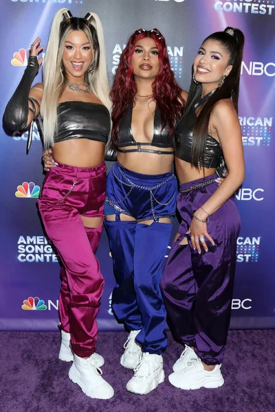 Sweet Taboo, Sami Ramos, ICP Bre, JenTorrejon Amerikan Şarkı Yarışması Yarı Finalleri Kırmızı Halı - 2 Mayıs 2022 'de Universal Stüdyoları' nda 2. hafta, Universal City, CA