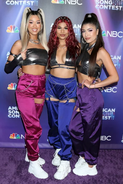 Sweet Taboo, Sami Ramos, ICP Bre, JenTorrejon Amerikan Şarkı Yarışması Yarı Finalleri Kırmızı Halı - 2 Mayıs 2022 'de Universal Stüdyoları' nda 2. hafta, Universal City, CA