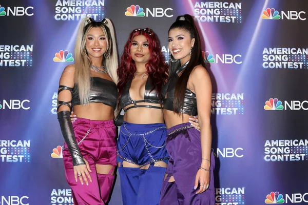 Sweet Taboo, Sami Ramos, ICP Bre, JenTorrejon Amerikan Şarkı Yarışması Yarı Finalleri Kırmızı Halı - 2 Mayıs 2022 'de Universal Stüdyoları' nda 2. hafta, Universal City, CA