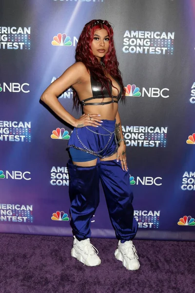 Sweet Taboo, ICP Bre, Amerikan Şarkı Yarışması Yarı Finalleri Canlı Gösterisi Kırmızı Halı - 2 Mayıs 2022 'de Universal Stüdyoları' nda, Universal City, CA