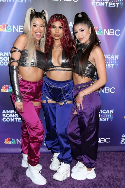 Sweet Taboo, Sami Ramos, ICP Bre, JenTorrejon Amerikan Şarkı Yarışması Yarı Finalleri Kırmızı Halı - 2 Mayıs 2022 'de Universal Stüdyoları' nda 2. hafta, Universal City, CA