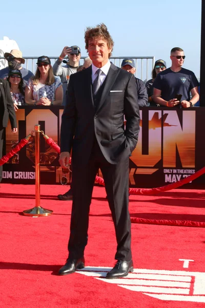 Los Angeles May Tom Cruise Top Gun Maverick World Premiere — Stockfoto