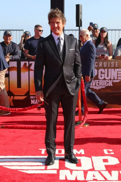 Los Angeles Května Tom Cruise Světové Premiéře Top Gun Maverick — Stock fotografie