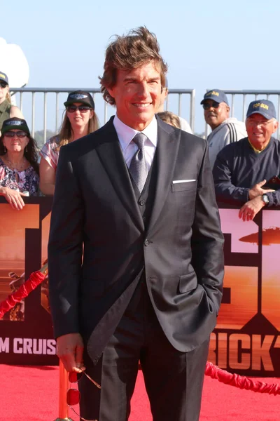 Los Angeles May Tom Cruise Top Gun Maverick World Premiere — 스톡 사진