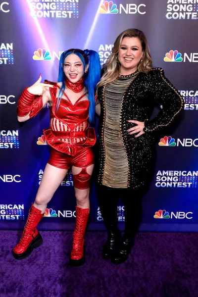 Los Angeles Maio Alexa Kelly Clarkson American Song Contest Week — Fotografia de Stock