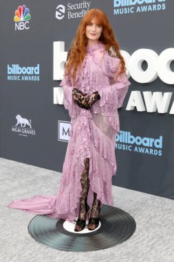 LOS ANGELES - 15 Mayıs: Florence Welch 15 Mayıs 2022 'de MGM Garden Arena' daki Billboard Müzik Ödülleri 'nde