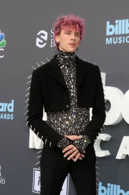 LOS ANGELES - 15 Mayıs 2022 Billboard Müzik Ödülleri 'nde Makineli Tüfek Kelly 15 Mayıs 2022' de Las Vegas, NV