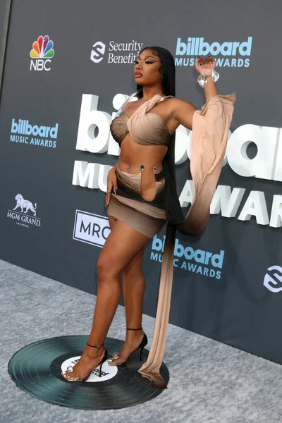 Лос Анджелес Мая Меган Жеребец Церемонии 2022 Billboard Music Awards — стоковое фото