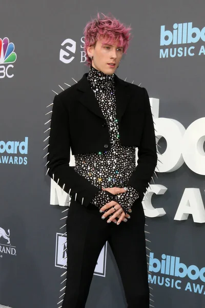 Лос Анджелес Мая Пулемет Келли Церемонии 2022 Billboard Music Awards — стоковое фото